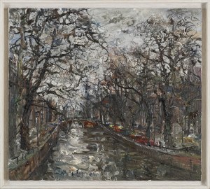 Włodzimierz ZAKRZEWSKI (1916-1992), Kanał w Amsterdamie, 1981