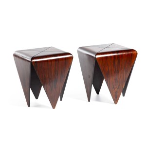 Jorge Zalszupin L'Atelier San Paulo, Pair of Petalas tables