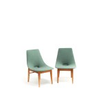 Hanna Lachert Co-operative of Artists ŁAD, Pair of chairs "Shell."