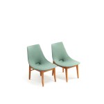 Hanna Lachert Co-operative of Artists ŁAD, Pair of chairs "Shell."