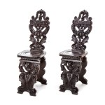 Set of four eclectic chariots, Renaissance type