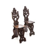 Set of four eclectic chariots, Renaissance type