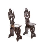 Set of four eclectic chariots, Renaissance type