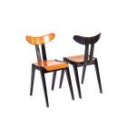 Marian Sigmund Bielskie Zakłady Przemysłu Drzewnego à Jasienica, Paire de chaises, type A587