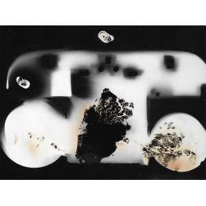 Marek PIASECKI, Composition, chemical print, 1950.