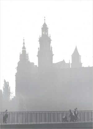 Henryk HERMANOWICZ, Wawel w jesiennej mgle, lata 60.