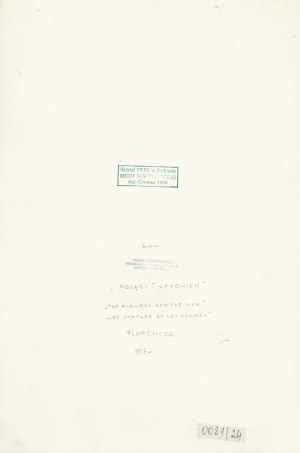 Henryk HERMANOWICZ, Posąg i człowiek - Florencja, 1957