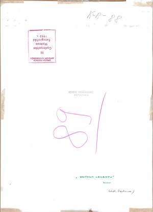 Henryk HERMANOWICZ, Źródło cementu (okolice Będzina), 1953