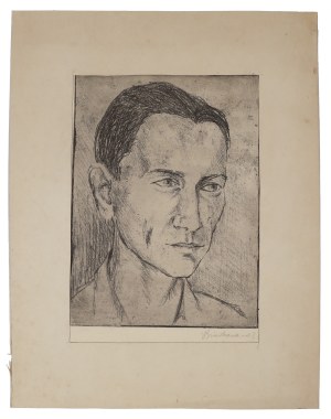 Julia GNIEWEK (ur. 1925), Portret mężczyzny