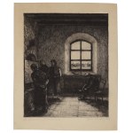 Janina KONDRACKA-OKORNICKA (1927-2008), W Muzeum Mickiewicza, 1954
