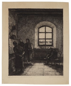 Janina KONDRACKA-OKORNICKA (1927-2008), W Muzeum Mickiewicza, 1954