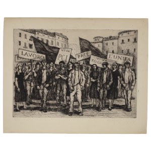 Andrzej SZLAGIER (nato nel 1913), Manifestazione, 1954