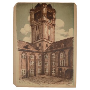Stefan SZMAJ (1893-1970), Hôtel de ville - Toruń, 1933