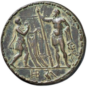 Greek coins - MEDALS IN THE MANNER OF ANCIENT Hercules. Medal from the sec.