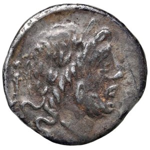 Roman coins Republic - Vettia - P. Vettius Sabinus - Quinarius (99 BC) Laureate hea...