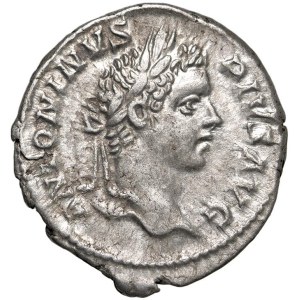 Roman coins Empire - Caracalla (211-217) Denarius - Laureate Bust to r. - Reverse...