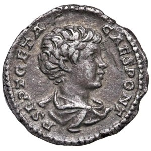 Rímske mince Rímska ríša - Geta (211-215) Denár - Busta na r. - Reverz: Bezpečnostné more...