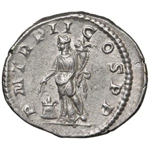 Roman coins Empire - Macrinus (217-218) Denarius - Laureate Bust to r. - Reverse:...