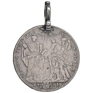 Papal coins - Pius VI (1774-1799) Testone 1785 A. XI - Munt. 29 AG (g 8,70...