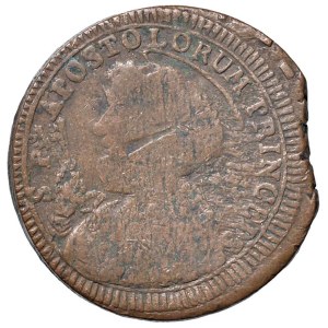 Papal coins - Pius VI (1775-1799) Sampietrino 1796 (?) - Nomisma 134 CU (g...