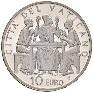 Vatican - Benedict XVI (2005-2013) 10 Euro 2005 Year of the Eucharist ...