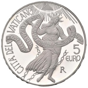 Vatican - Benedict XVI (2005-2013) 5 Euro 2011 World Day of Peace - AG...