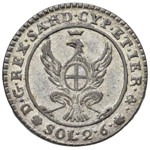 Monnaies de Savoie - Victor Emmanuel Ier (1814-1821) 2,6 Soldi 1815 - Nomisma 503...