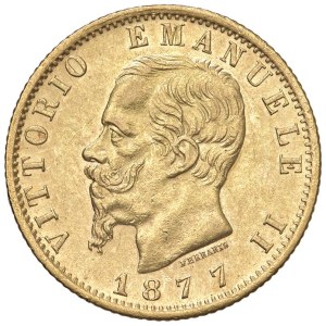 Monnaies de Savoie - Victor Emmanuel II (1861-1878) 20 Lire 1877 rare - Nomisma...