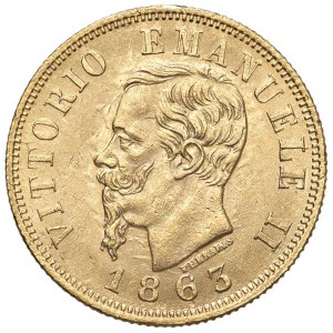 Monety Savoy - Wiktor Emmanuel II (1861-1878) 10 Lirów 1863 T - Nomisma 87...