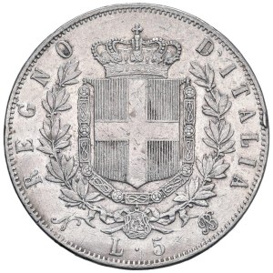 Monnaies de Savoie - Victor Emmanuel II (1861-1878) 5 Lire 1865 N - Nomisma 882...