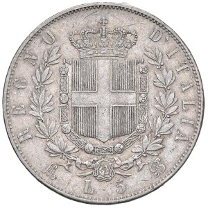 Monnaies de Savoie - Victor Emmanuel II (1861-1878) 5 Lire 1871 M - Nomisma 889...