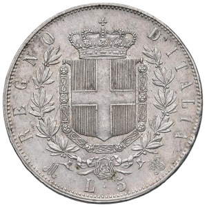 Savoyische Münzen - Viktor Emanuel II (1861-1878) 5 Lire 1872 M - Nomisma 891...
