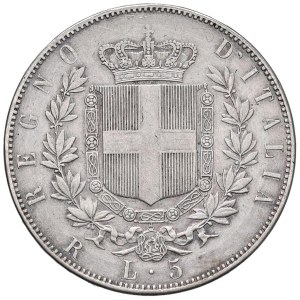 Savoy coins - Vittorio Emanuele II (1861-1878) 5 Lire 1875 rare - Nomisma ...
