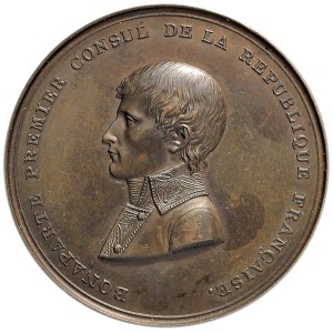 Napoleonische Medaillen - MEDAILLE NAPOLEONISCHES ZEITALTER Medaille 1803 Die Stadt Lille in ...