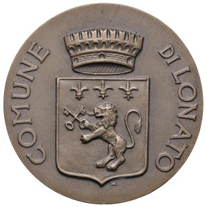 Cities medals - BRESCIA-LONATO del GARDA. Medal 1959 For the 100 Years of the...