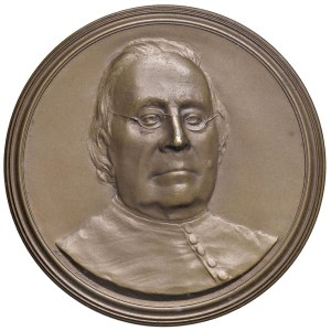 Character medals - Adalberto Catena Sacerdote (1822-1902) Medaglia 1902 A ricor...