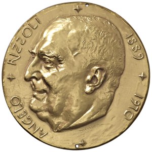 Character medals - Angelo Rizzoli (1889-1970) Post 1970 Medal in Remembrance of ...