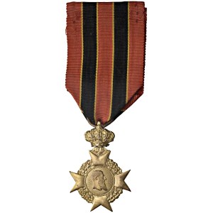 Foreign medals - BELGIUM. 1870-1871 Cross of seniority, MILITAIRES ANCIE...