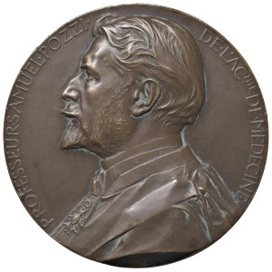 Foreign medals - FRANCIA. Prof. Samuel Pozzi. Medaglia 1905 Accademia di Medi...