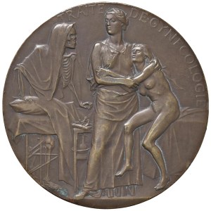 Foreign medals - FRANCIA. Prof. Samuel Pozzi. Medaglia 1905 Accademia di Medi...