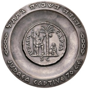 Ausländische Medaillen - ISRAEL. Medaille 1948 Für die Freiheit des Staates Israel...
