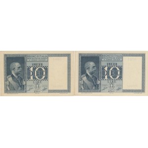 Italian Banknotes - BIGLIETTI DI STATO 10 Lire Impero 1944 - Lot of 2 banknotes...