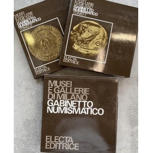 Numismatic books - G. G. Belloni, Museums and Galleries of Milan Gabinetto Numisma...