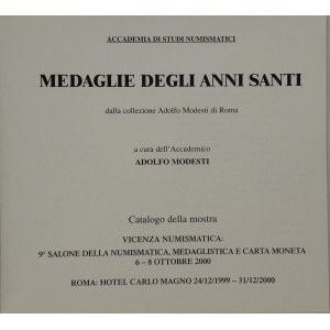Numismatic books - Modesti A., Medals of the Holy Years from the Adolf Collection...