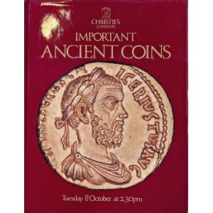 Numismatic books - Christie's, Important ancient coins, October 8, 1985, 436 lot...
