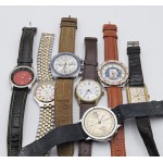 Watches - MULTIPLE LOT - Lot of 8 various watches - To note "Brigat...