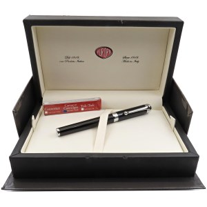 Collectible Pens - AURORA - Fountain pen - Black resin body with finished...