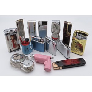 Lighters - ACCENDINI - Lotto di 14 accendini - Oggetti usati come da fo...