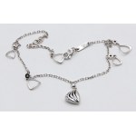Jewellery - Alfieri& St. John bracelet. 18kt white gold necklace. Mon.