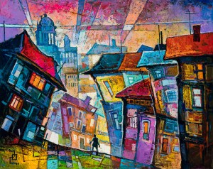David Bagalishvili (ur. 1963), Labyrinths #24 (Against the tide), 2025